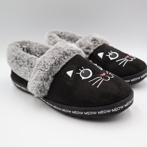 BOBS from Skechers Women's Cat Slippers Meow Shoes 6 - Picture 2 of 10